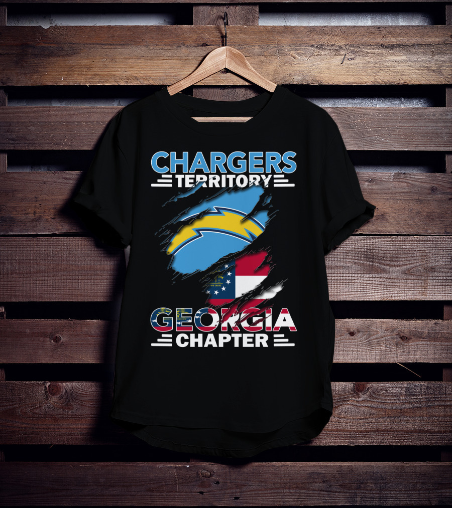 Chargers Territory Georgia Chapter Football Fan Group T-Shirt