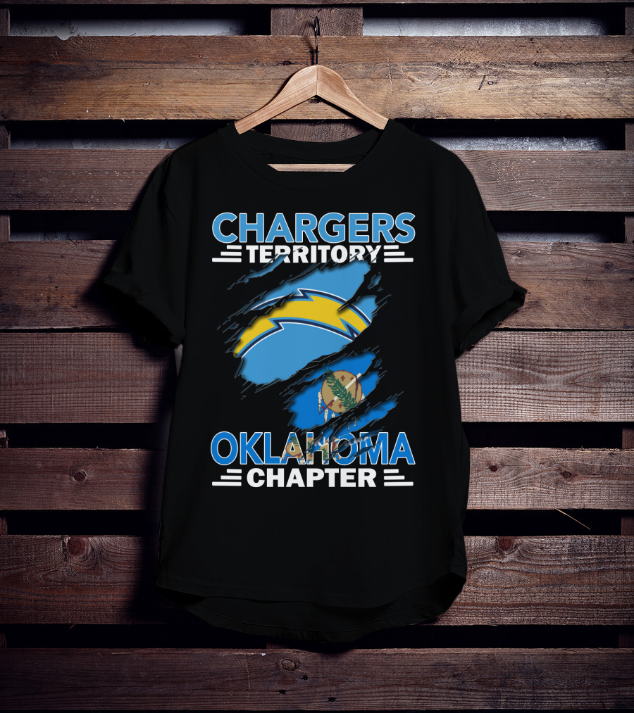 Chargers Territory Oklahoma Chapter NFL Fan Club T-Shirt