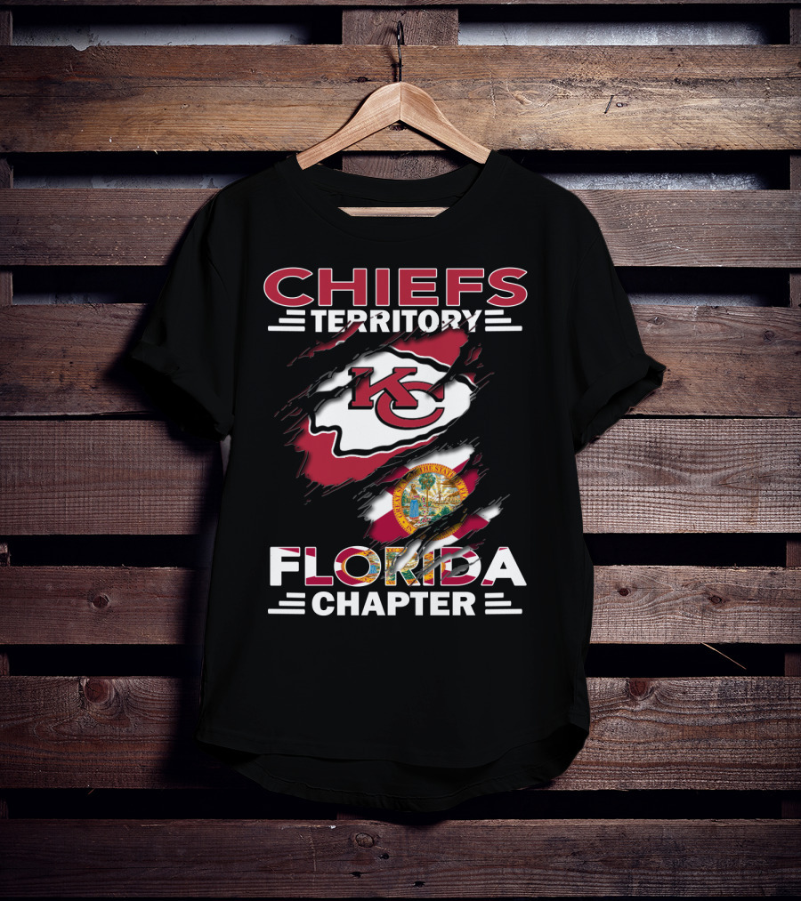 Chiefs Territory Florida Chapter KC Logo Florida Seal T-Shirt