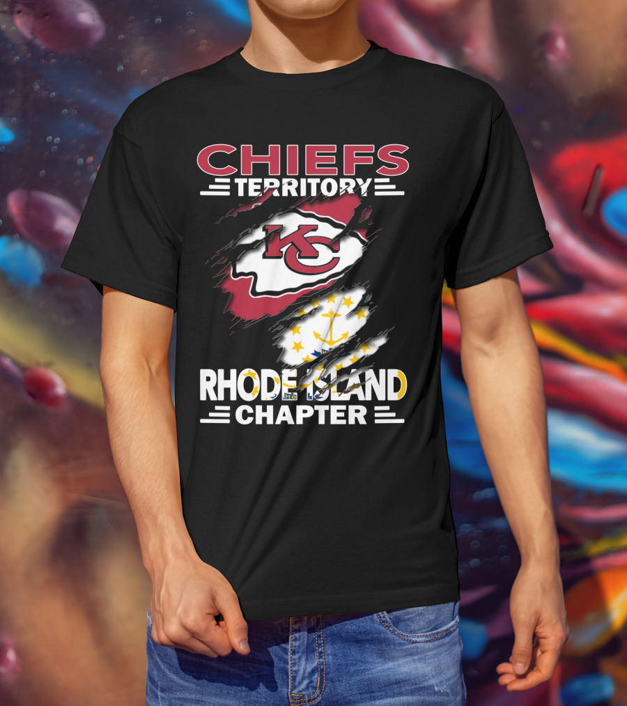 Chiefs Territory Rhode Island Chapter Kansas City Fan Club T-Shirt
