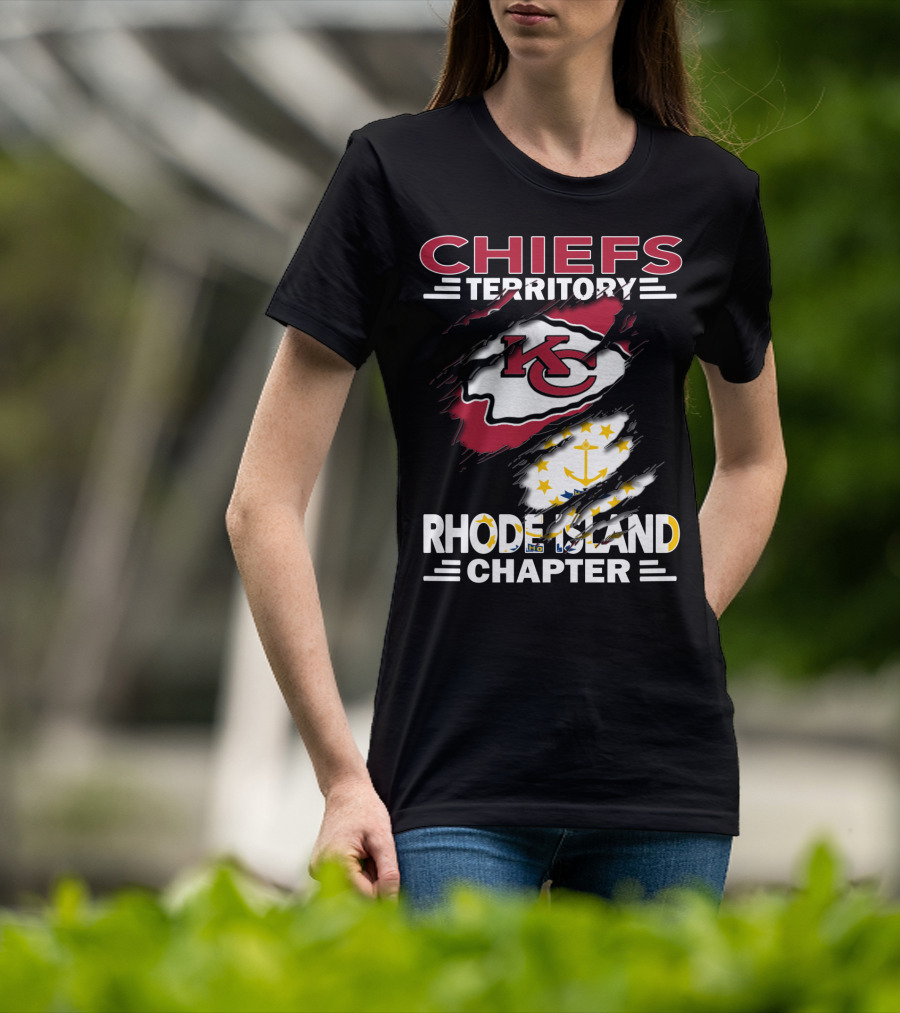 Chiefs Territory Rhode Island Chapter Kansas City Fan Club T-Shirt