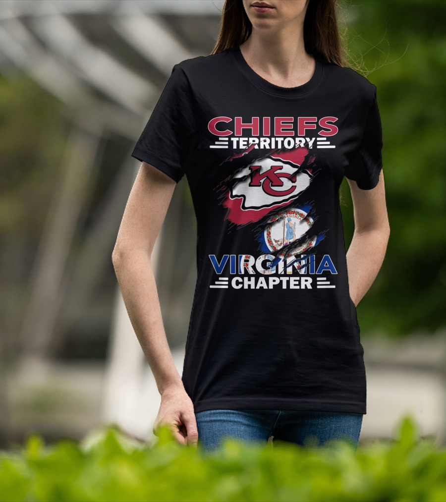 Chiefs Territory Kansas City Virginia Chapter T-Shirt