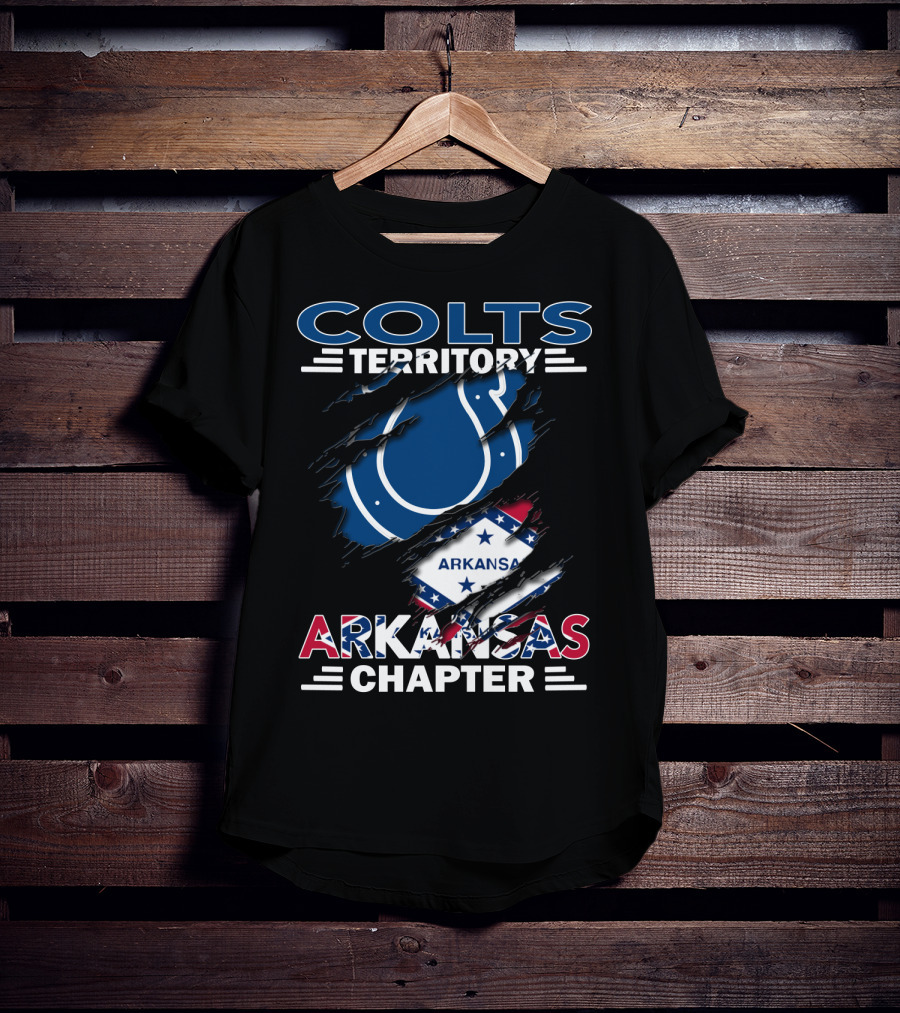 Colts Territory Arkansas Chapter NFL Supporters T-Shirt