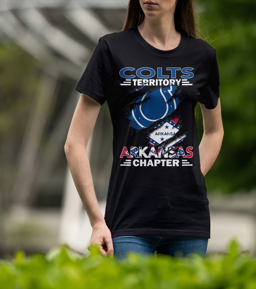Colts Territory Arkansas Chapter NFL Supporters T-Shirt