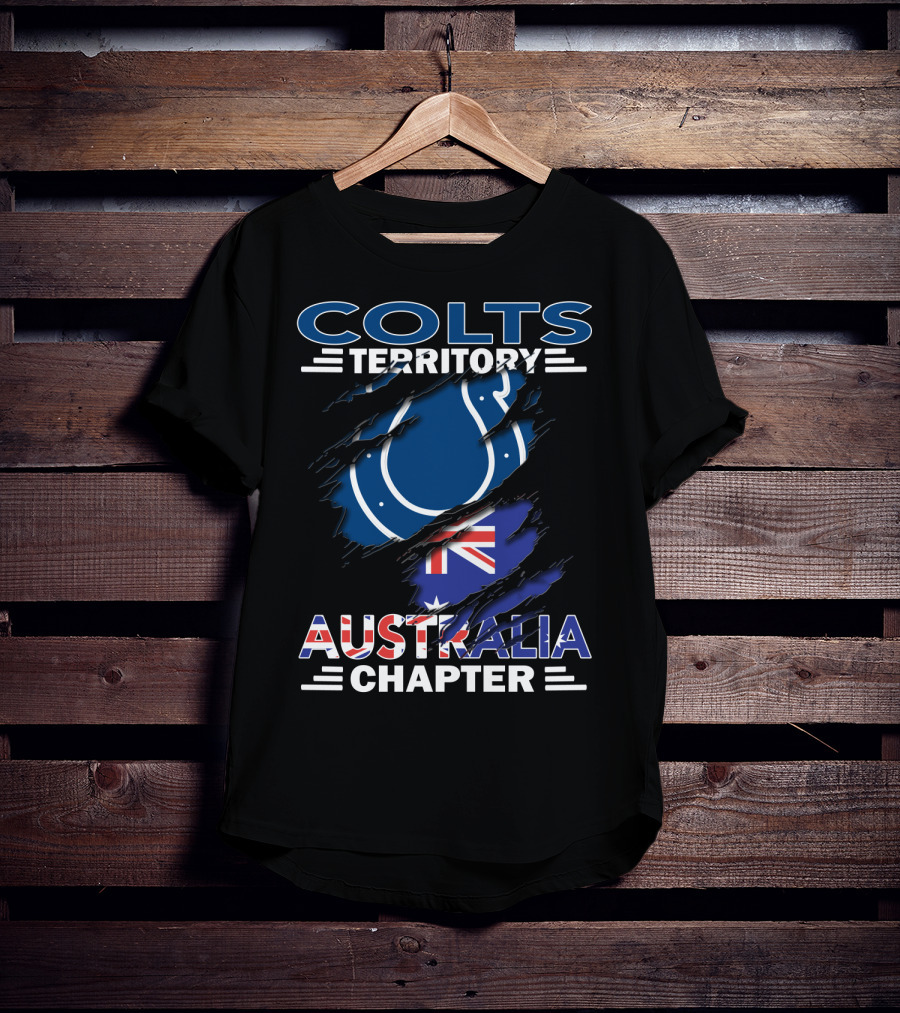 Colts Territory Australia Chapter Flag Emblem T-Shirt