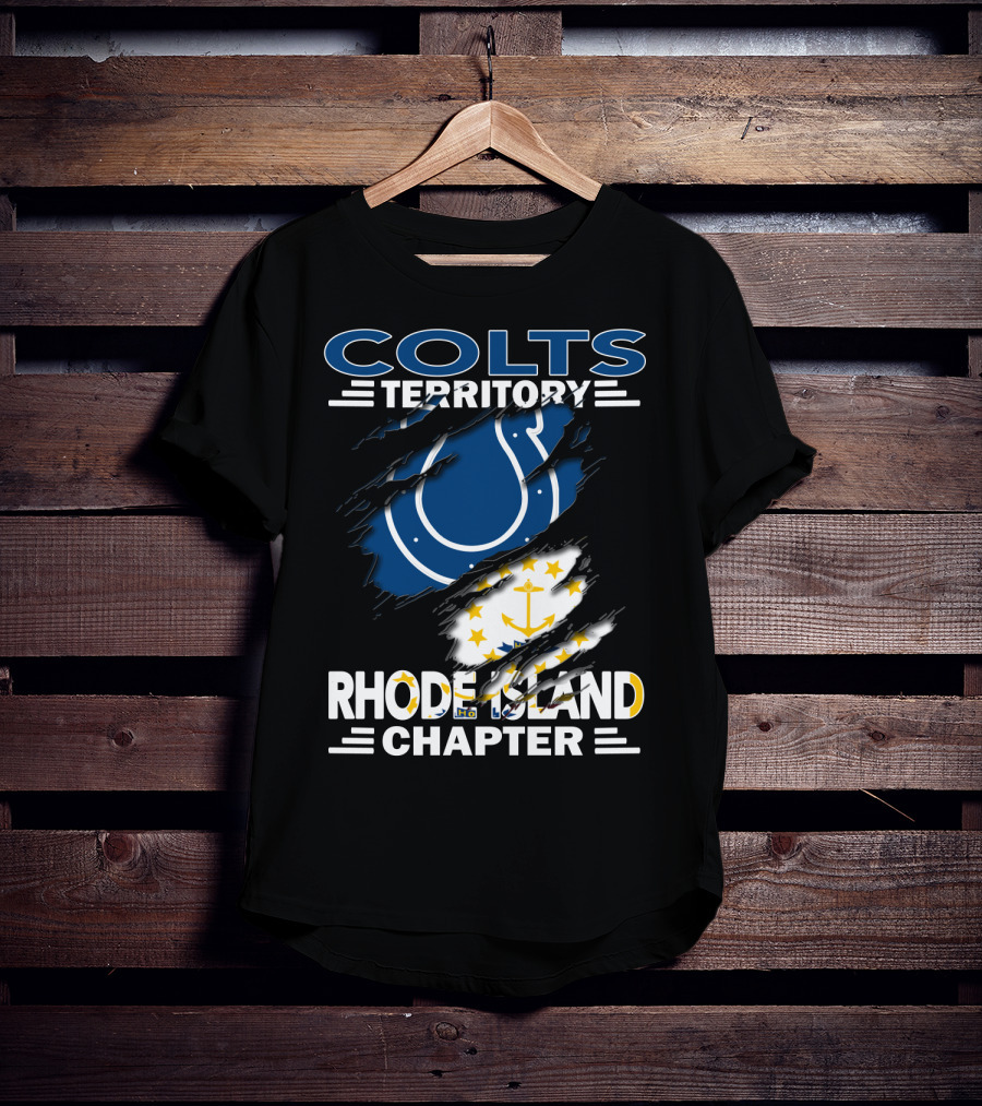 Colts Territory Rhode Island Chapter Flag Iconic T-Shirt