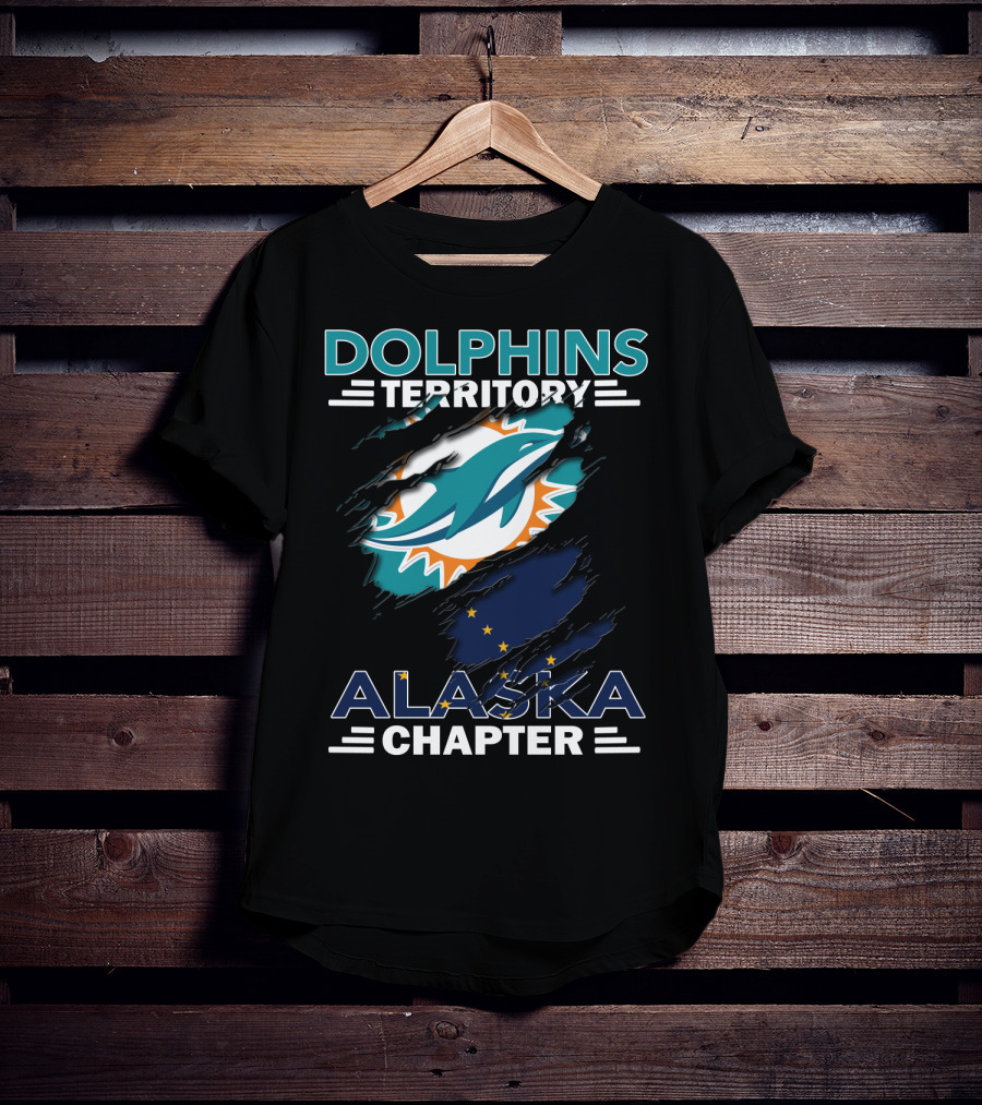 Dolphins Territory Alaska Chapter Miami Dolphins Fan Club T-Shirt