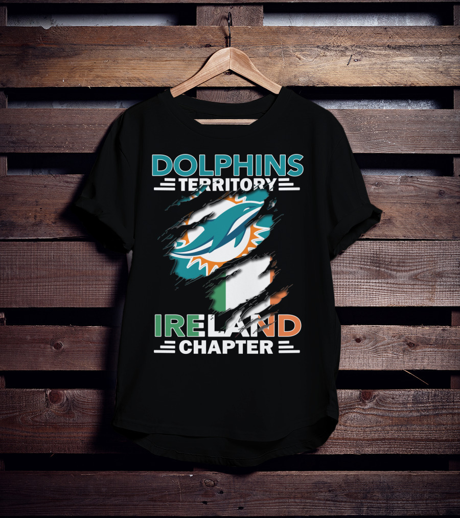 Dolphins Territory Ireland Chapter Miami Dolphins Fan Club T-Shirt