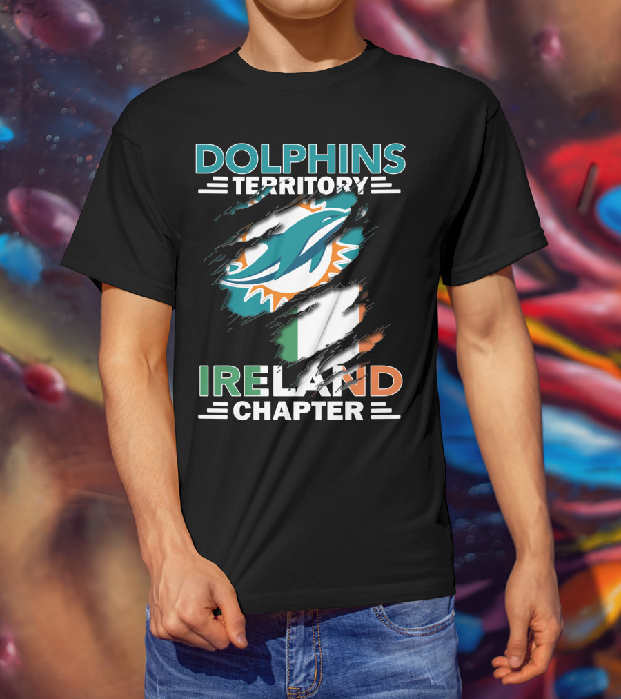 Dolphins Territory Ireland Chapter Miami Dolphins Fan Club T-Shirt