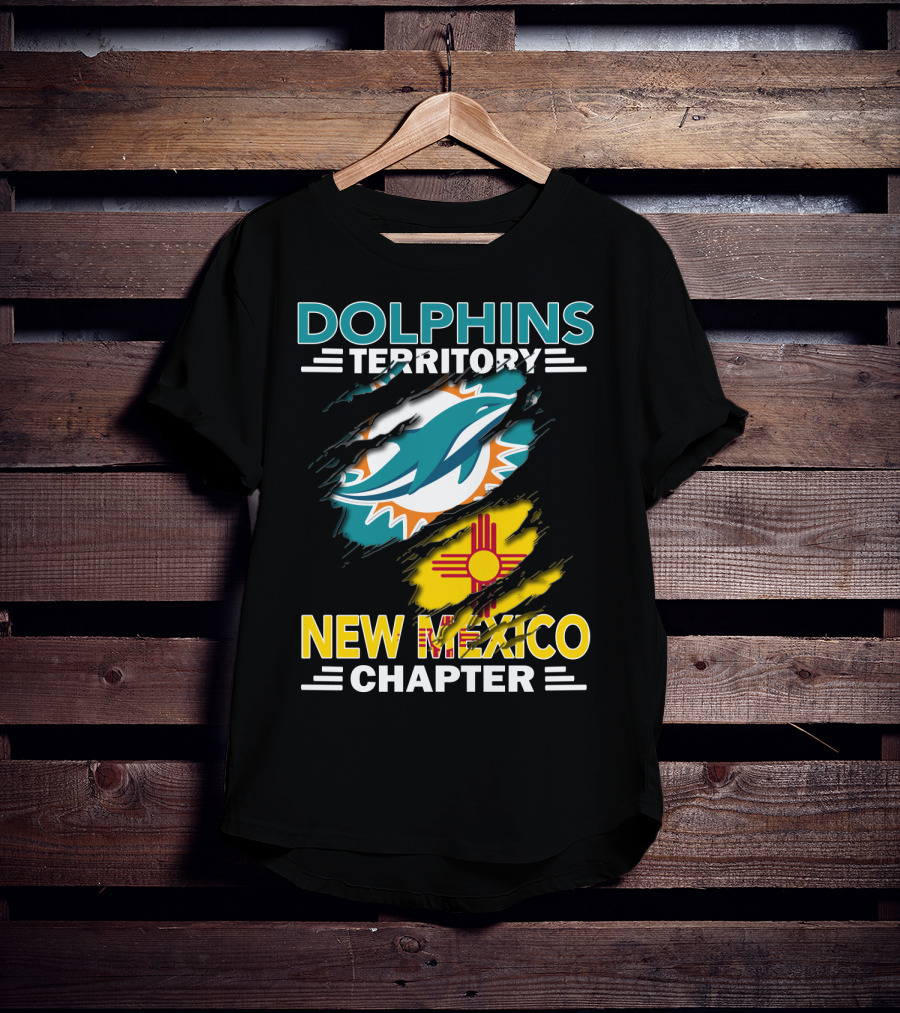 Dolphins Territory New Mexico Chapter Miami Dolphins Zia T-Shirt