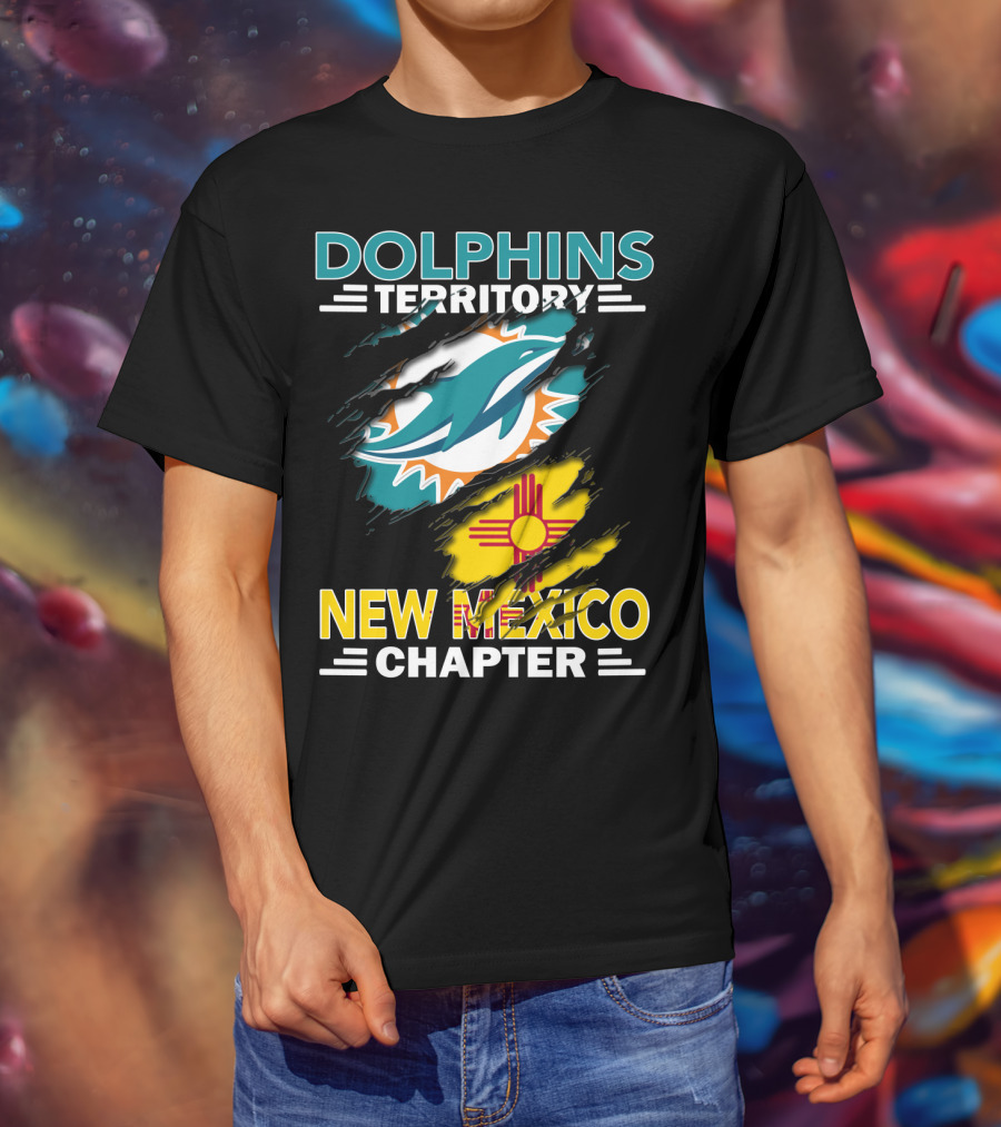 Dolphins Territory New Mexico Chapter Miami Dolphins Zia T-Shirt