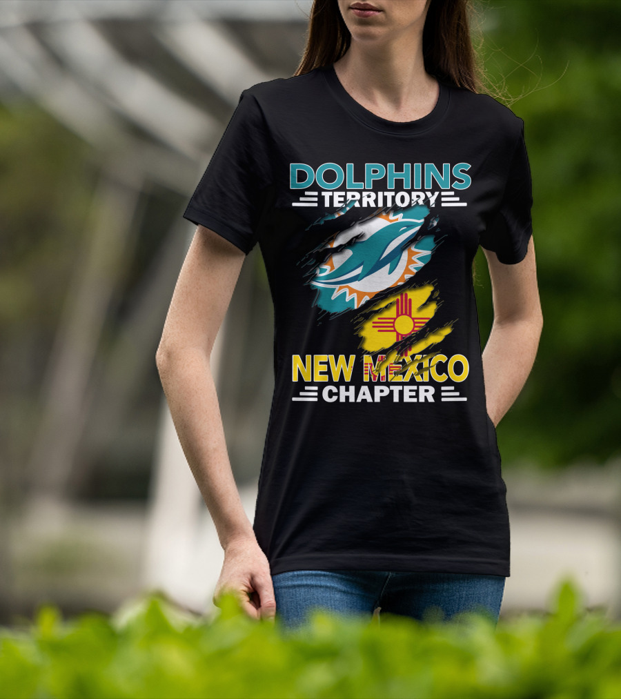 Dolphins Territory New Mexico Chapter Miami Dolphins Zia T-Shirt