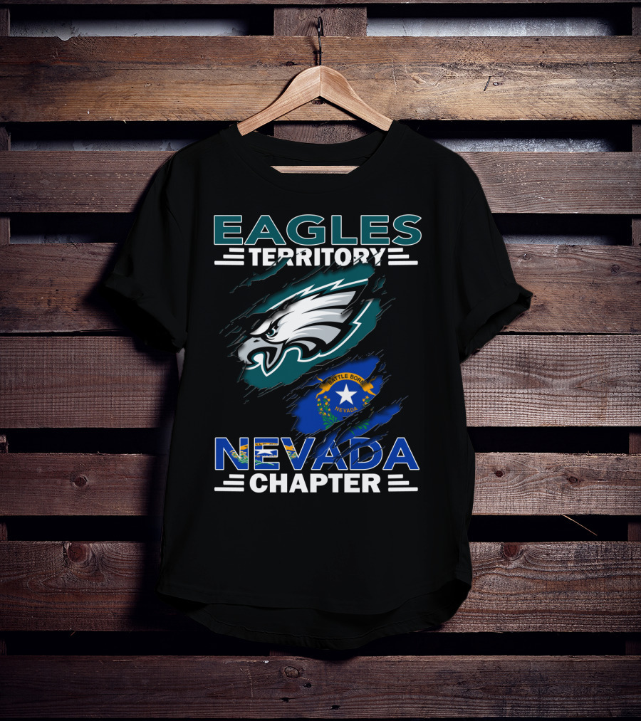 Eagles Territory Nevada Chapter Battle Born Nevada Flag T-Shirt