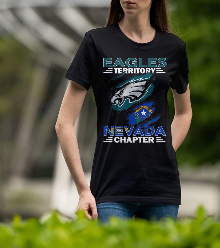 Eagles Territory Nevada Chapter Battle Born Nevada Flag T-Shirt