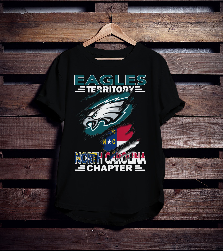 Eagles Territory North Carolina Chapter Philadelphia Eagles Fan Club T-Shirt