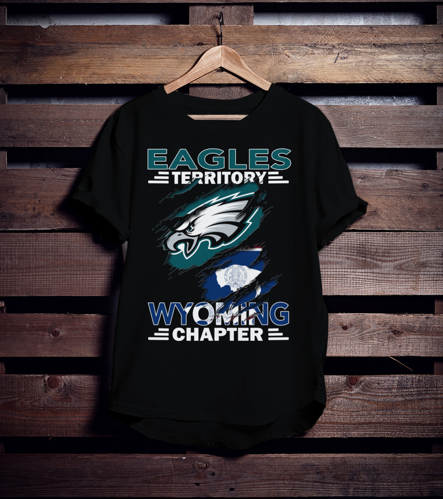 Eagles Territory Wyoming Chapter Fan Community Connections T-Shirt