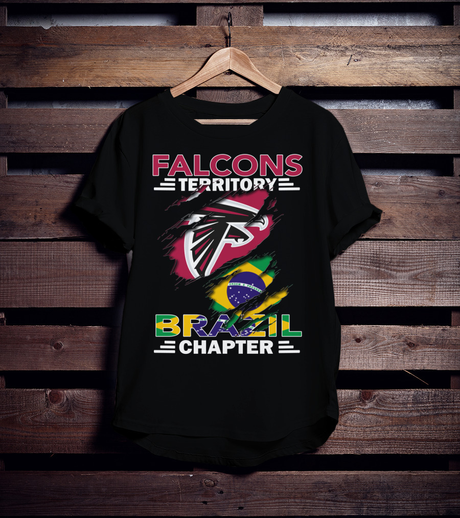 Falcons Territory Brazil Chapter NFL Fan Club South American Division T-Shirt