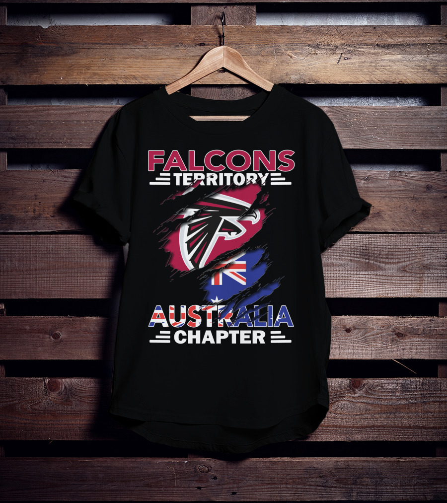Falcons Territory Australia Chapter Flag Logo Emblem T-Shirt