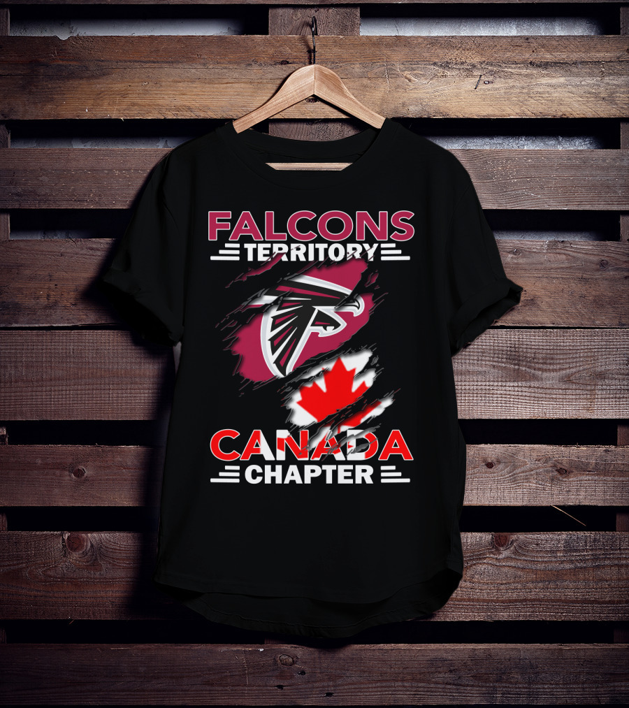 Falcons Territory Canada Chapter Atlanta Sports Fan Group T-Shirt