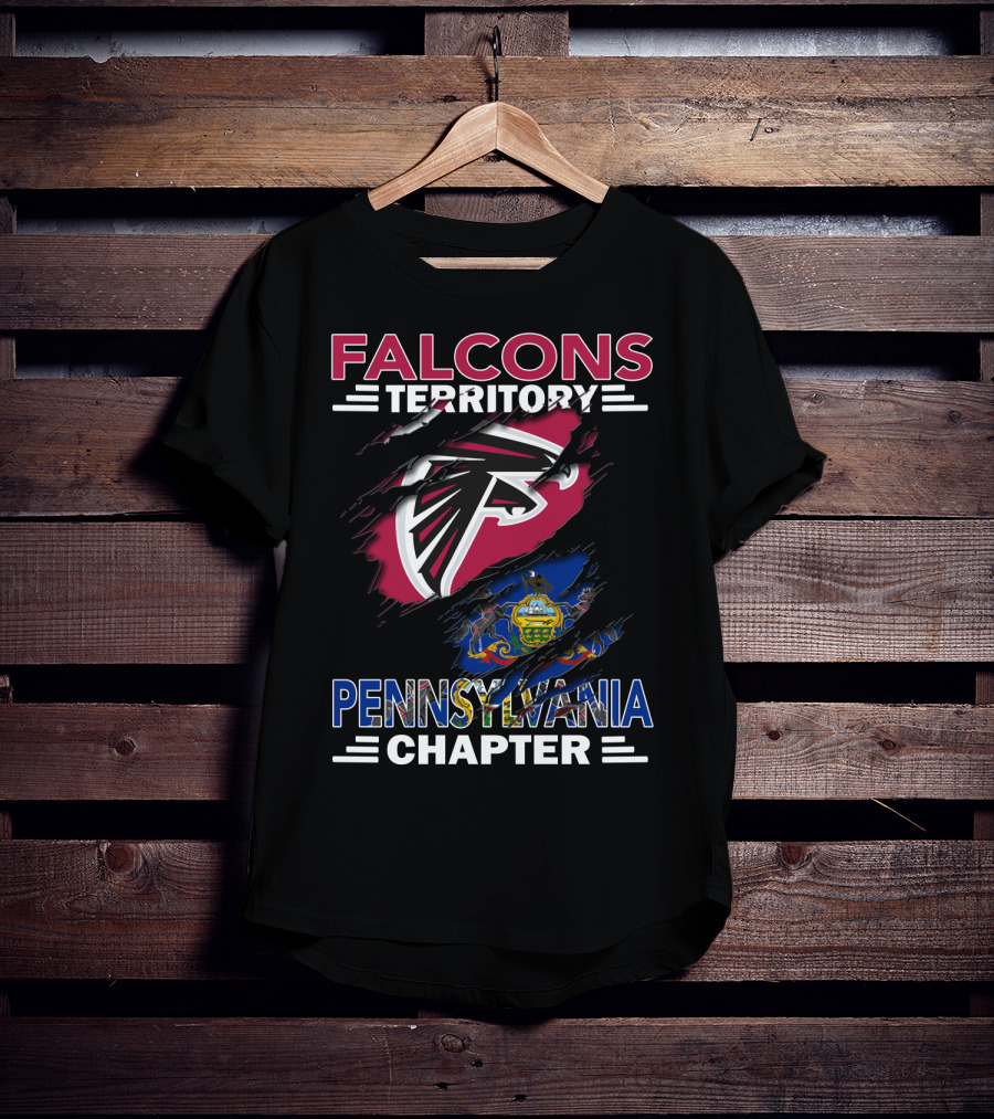Falcons Territory Pennsylvania Chapter NFL Community Supporters T-Shirt