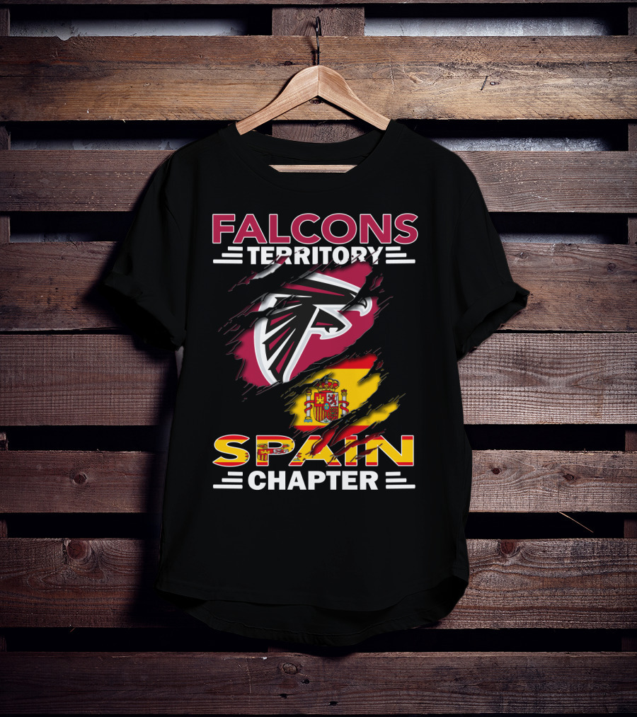 Falcons Territory Spain Chapter Flag T-Shirt
