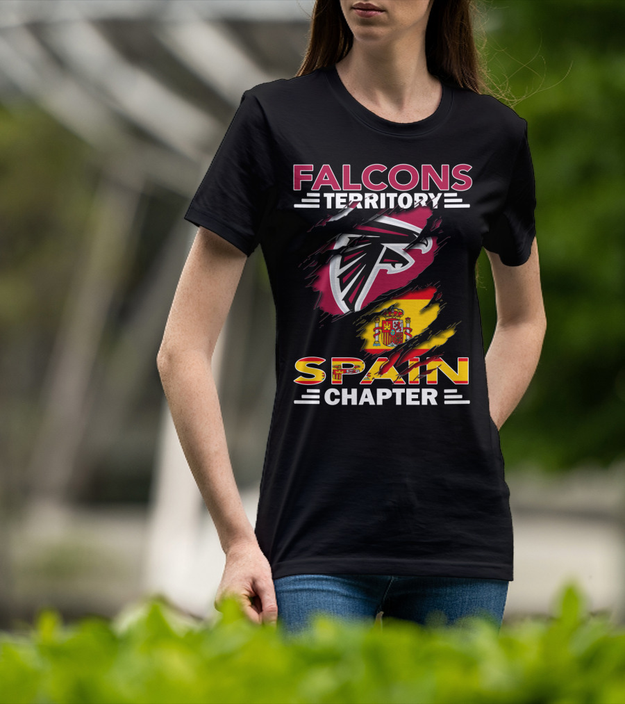 Falcons Territory Spain Chapter Flag T-Shirt