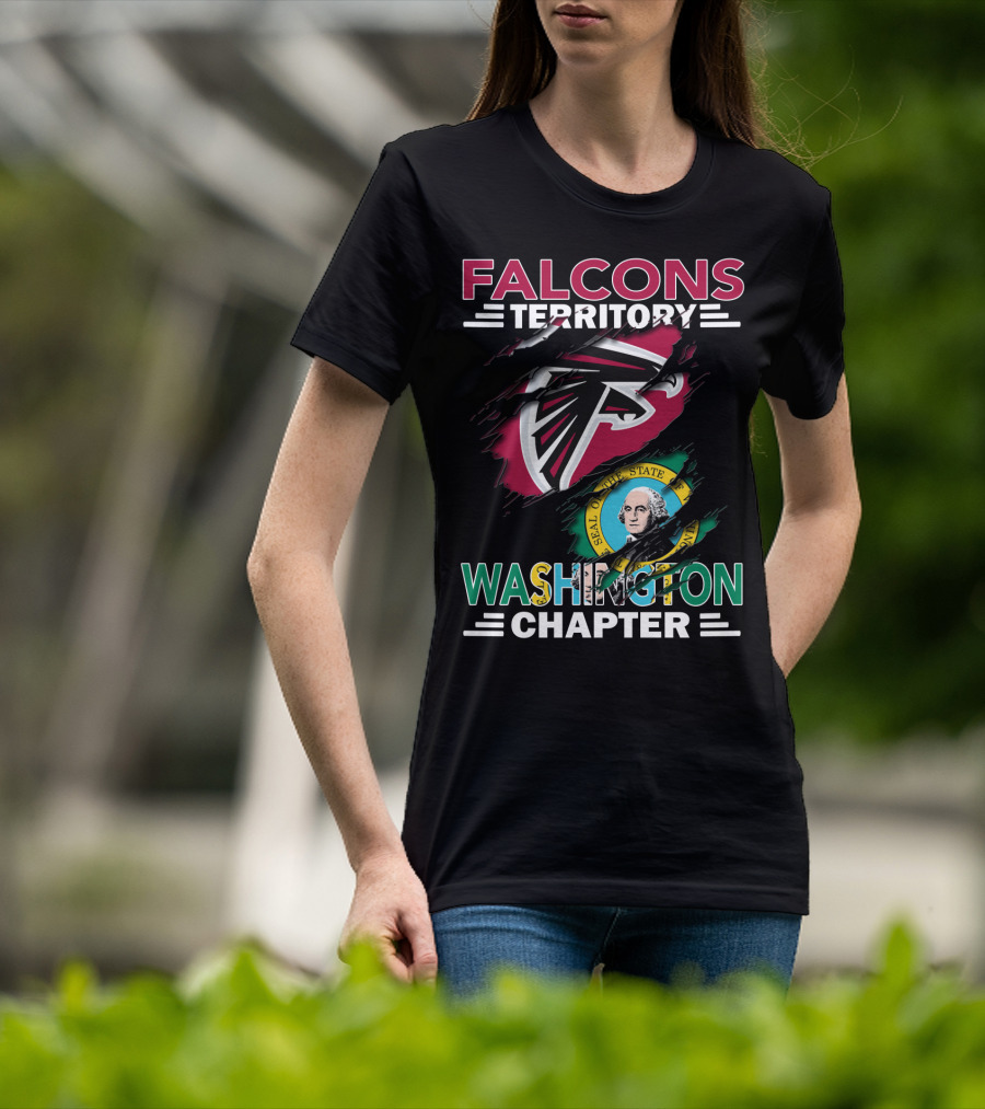 Falcons Territory Washington Chapter Seal T-Shirt