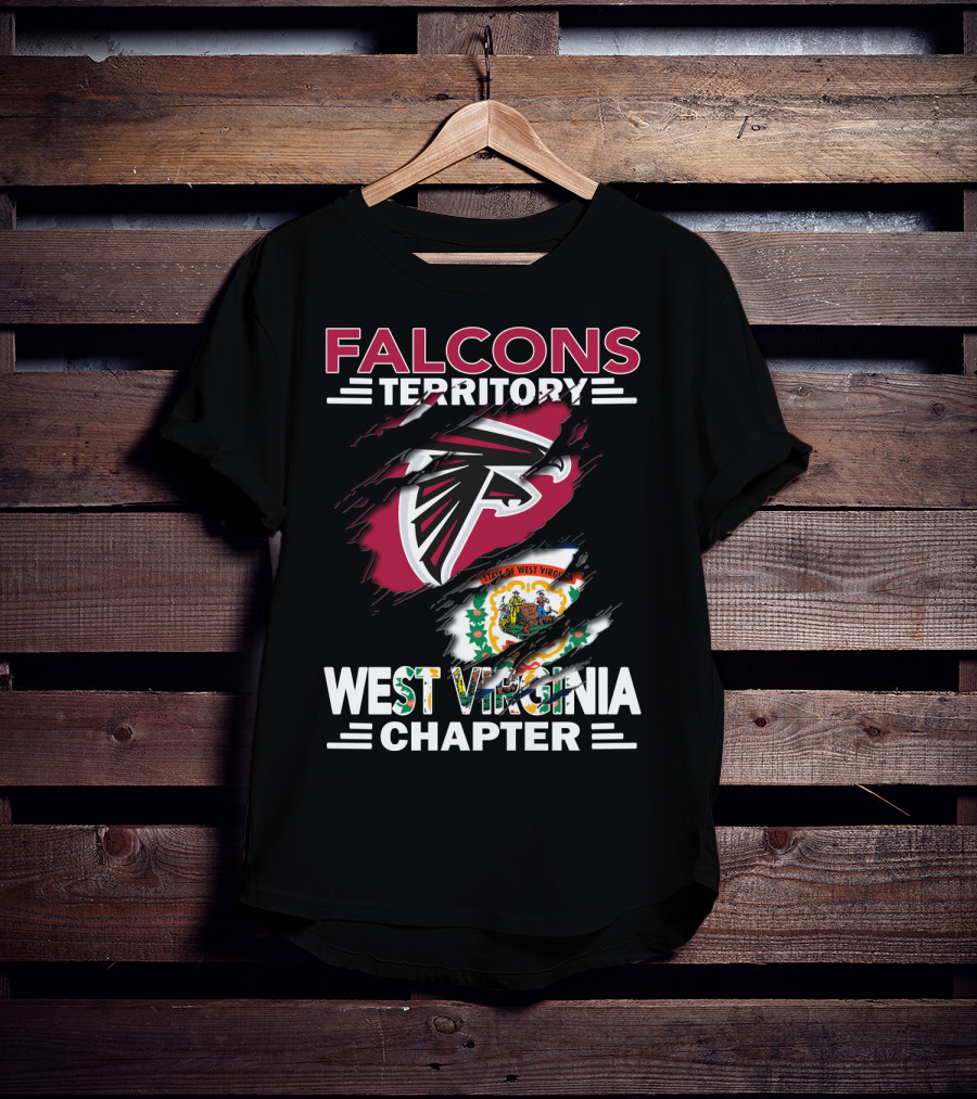Falcons Territory West Virginia Chapter State Pride T-Shirt