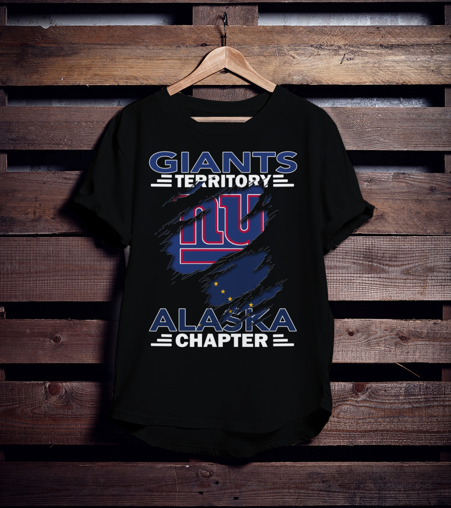 Giants Territory Alaska Chapter New York Football Fan Club T-Shirt