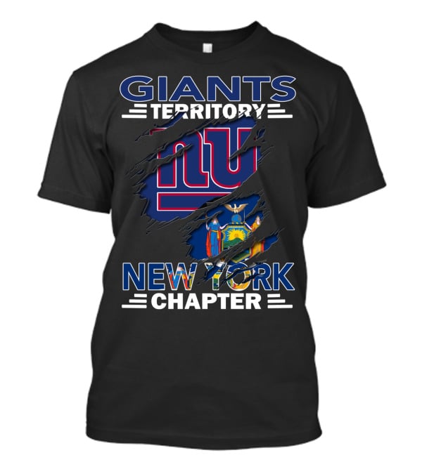 Giants Territory New York Chapter NY Logo Flag T-Shirt