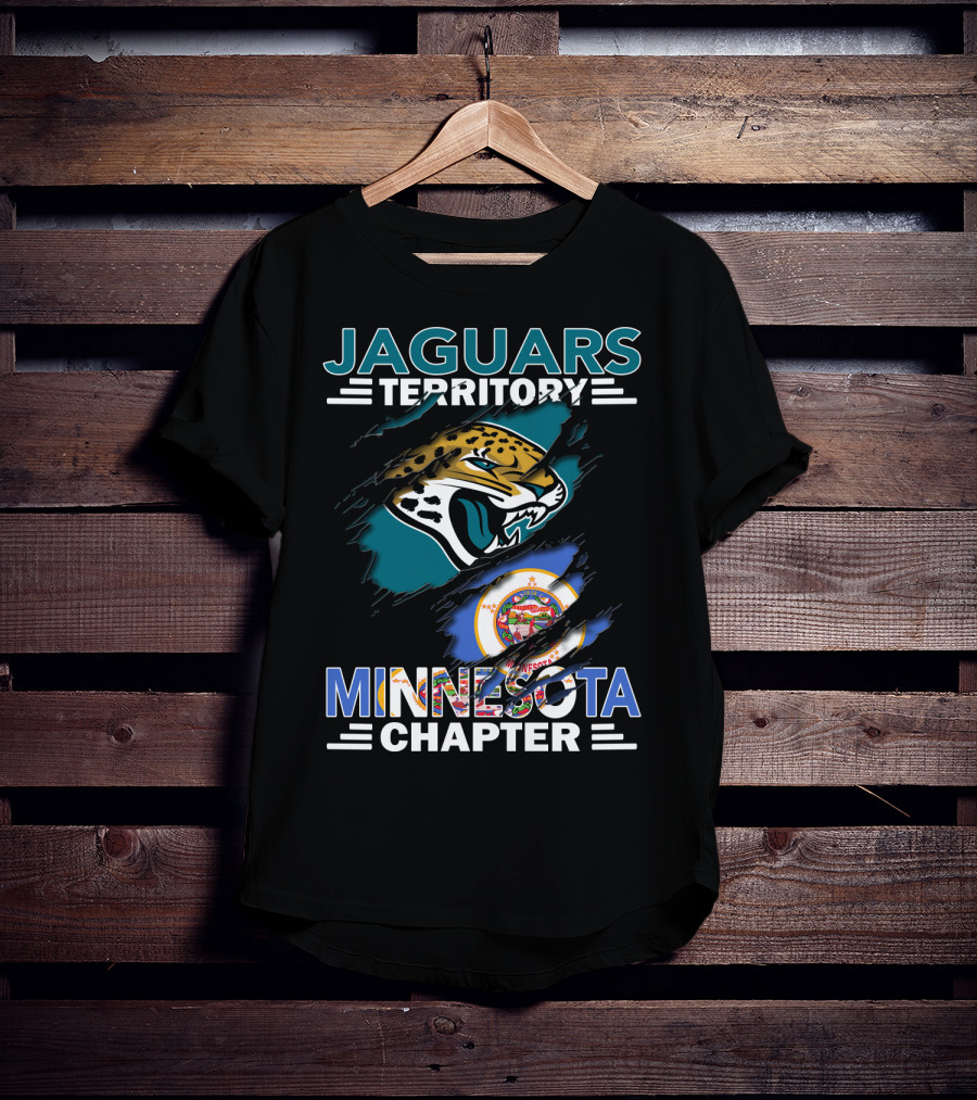 Jaguars Territory Minnesota Chapter Football Fan Club Logo State Pride T-Shirt