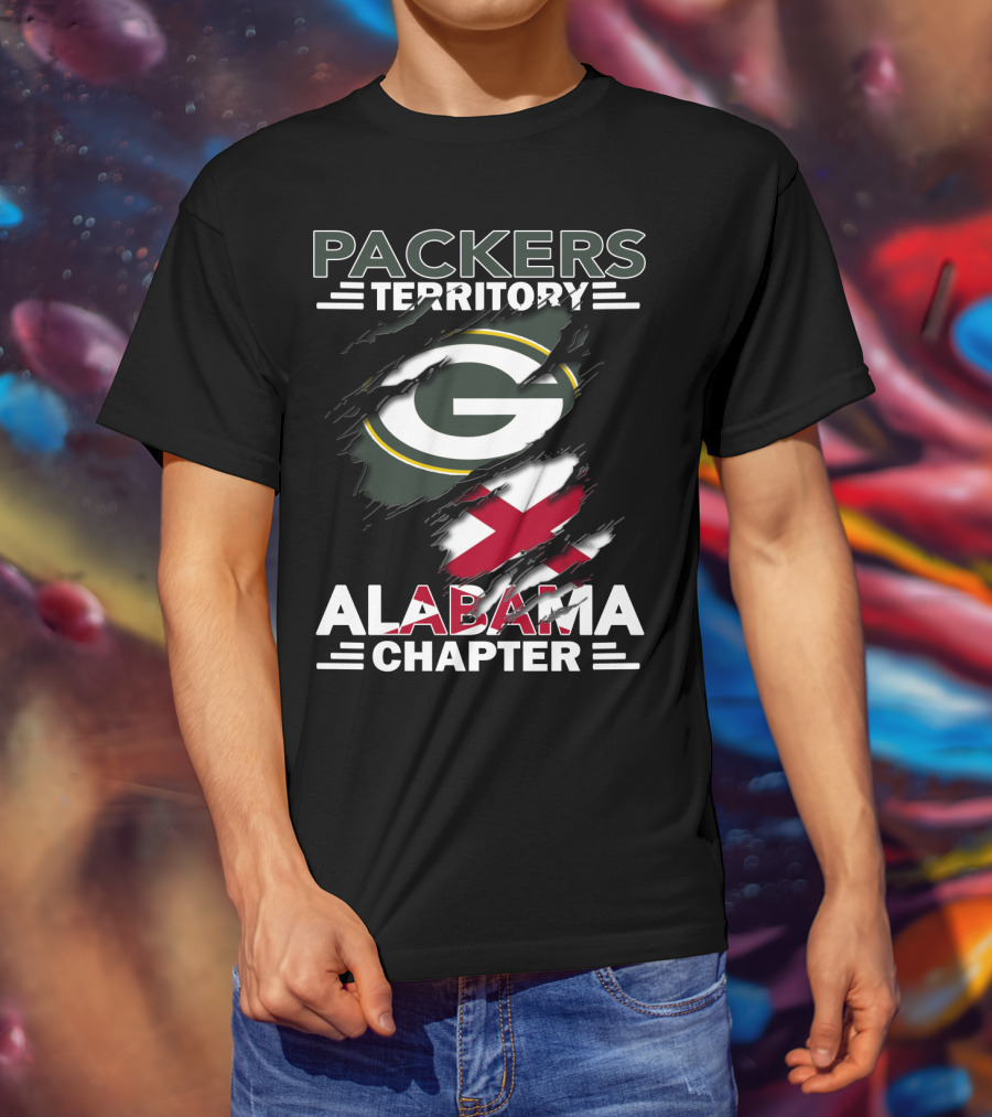 Packers Territory Alabama Chapter Green Bay Fans T-Shirt