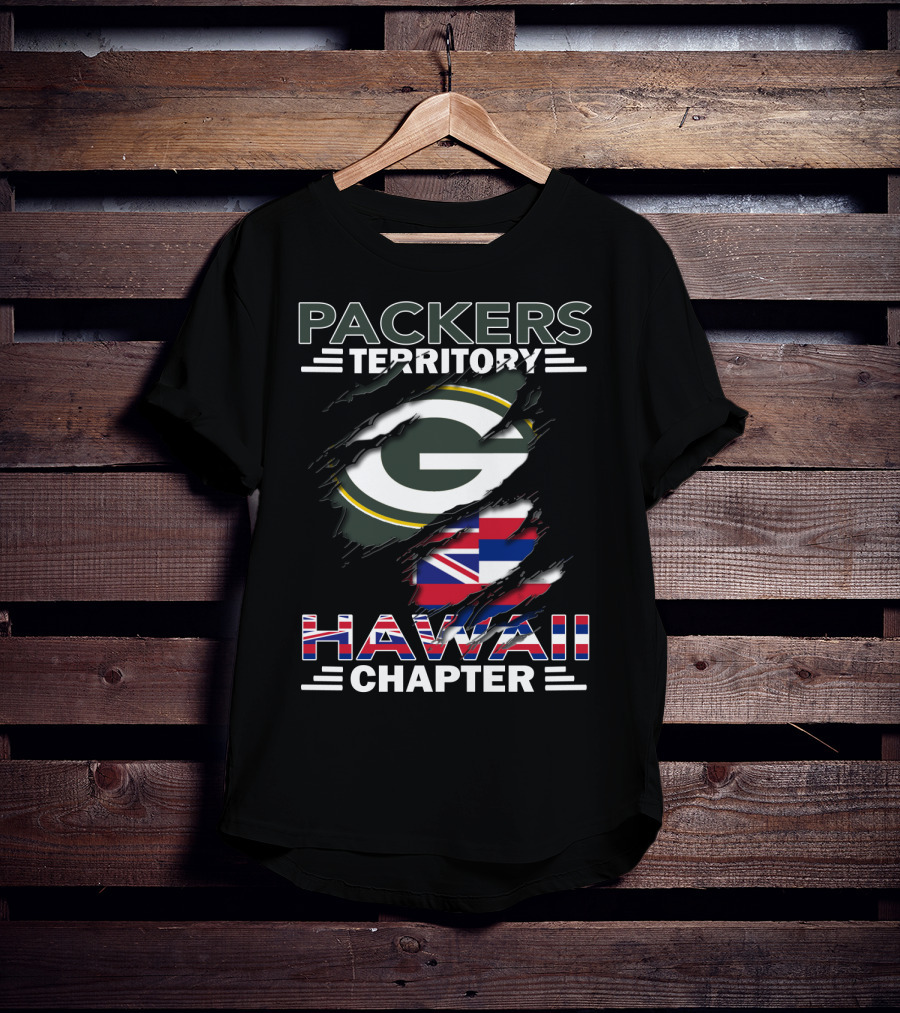 Packers Territory Hawaii Chapter Green Bay Football Fan T-Shirt