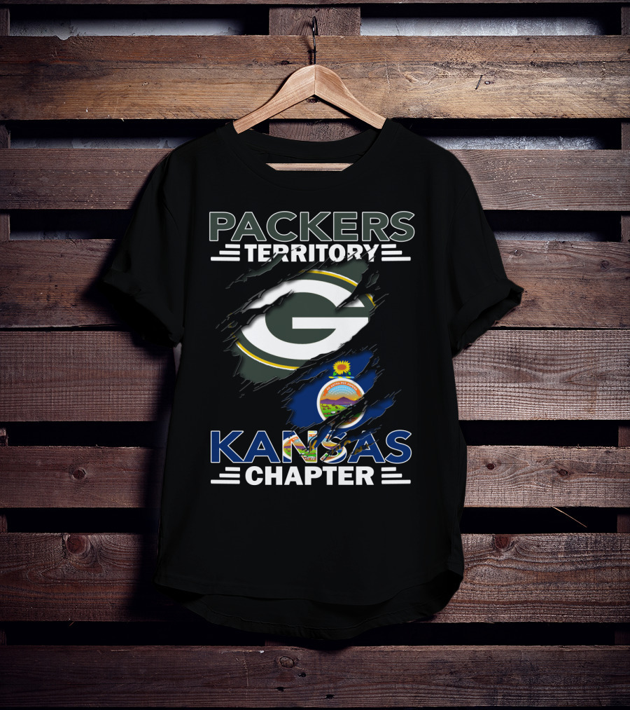 Packers Territory Kansas Chapter Green Bay Football Fans Of Kansas T-Shirt