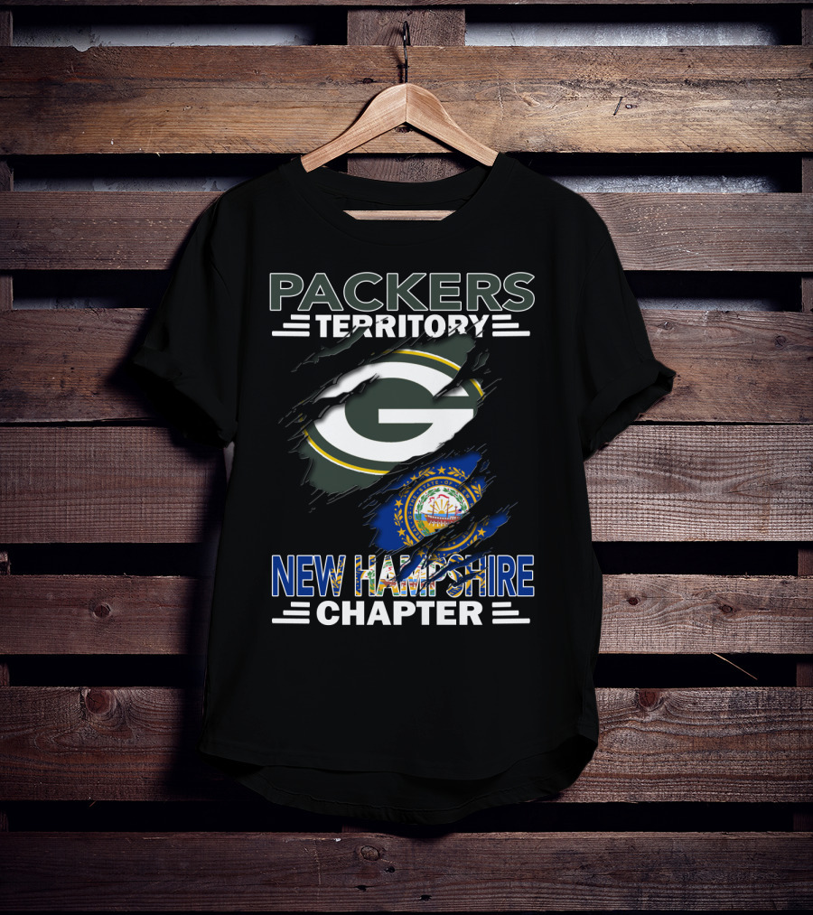 Packers Territory Green Bay New Hampshire Chapter Fan T-Shirt