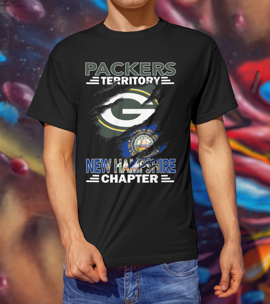 Packers Territory Green Bay New Hampshire Chapter Fan T-Shirt