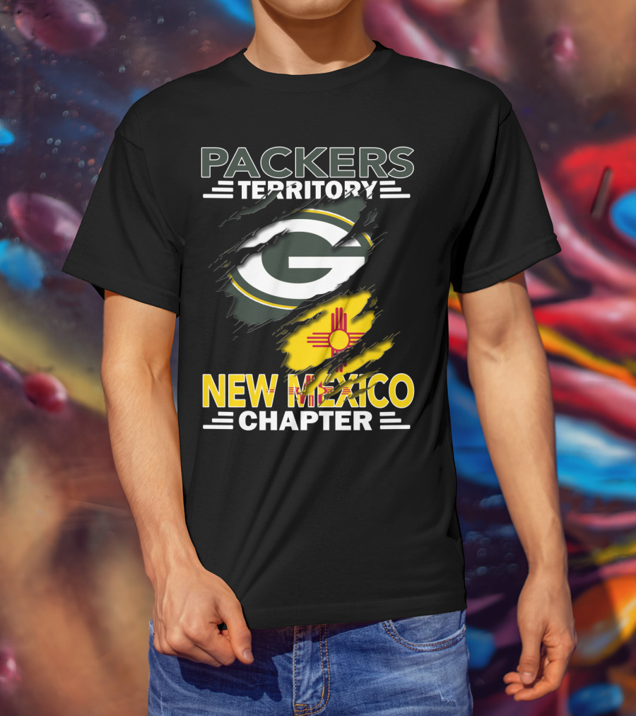 Packers Territory New Mexico Chapter G Logo And Zia T-Shirt