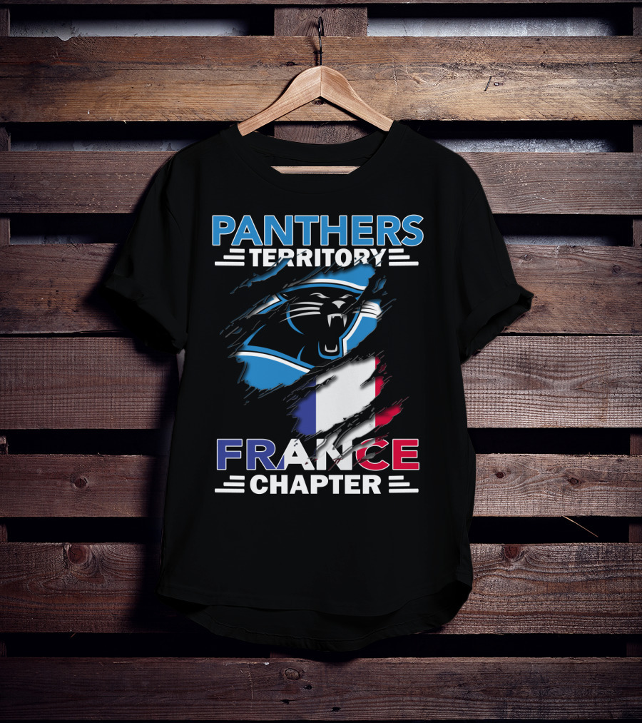Panthers Territory France Chapter Flag T-Shirt