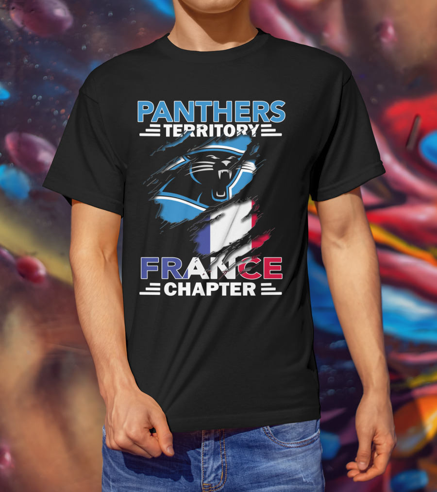 Panthers Territory France Chapter Flag T-Shirt