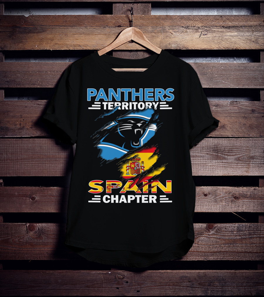 Panthers Territory Spain Chapter Flag T-Shirt