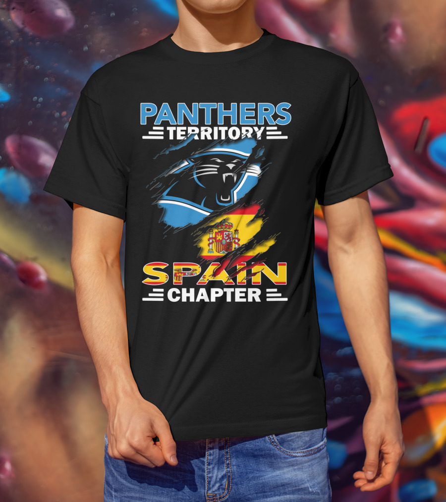 Panthers Territory Spain Chapter Flag T-Shirt
