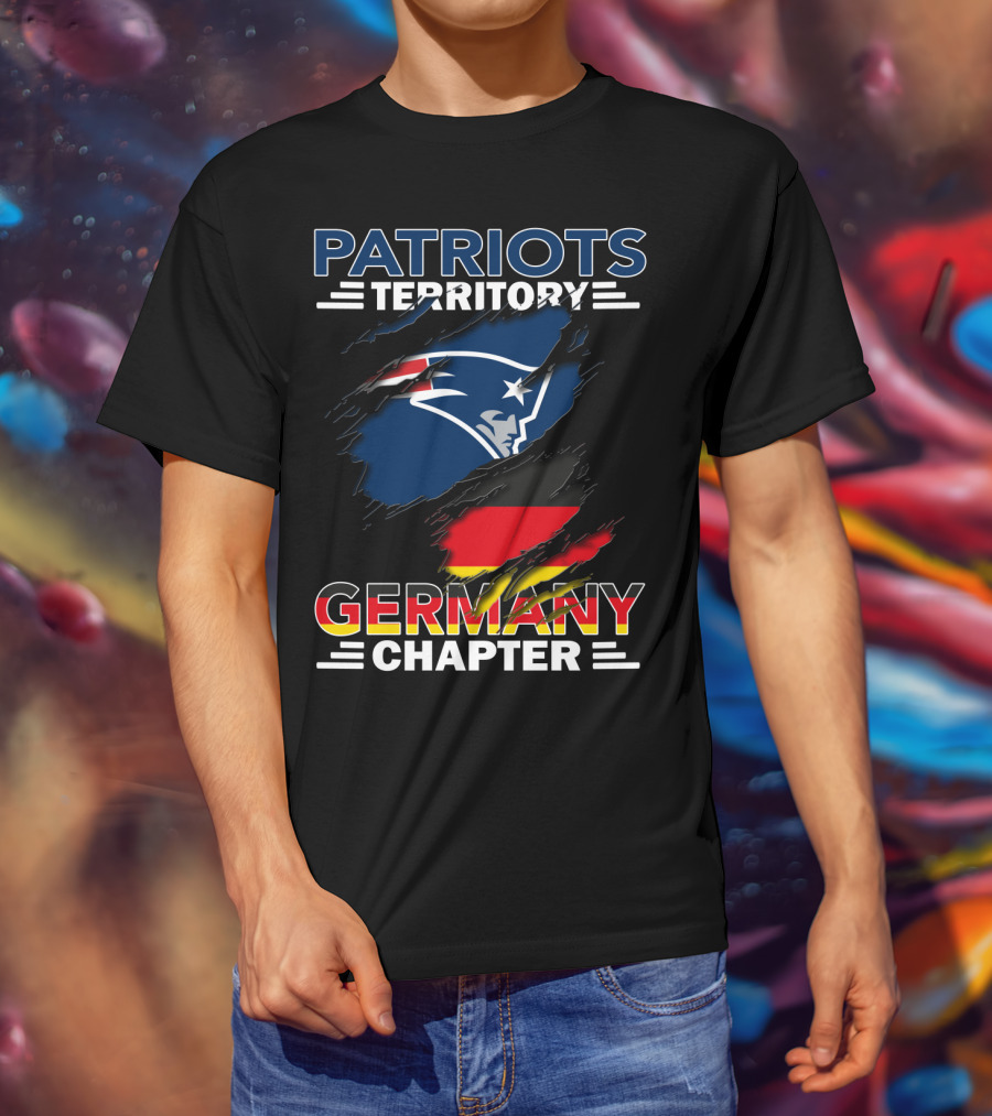 Patriots Territory Germany Chapter Flag T-Shirt