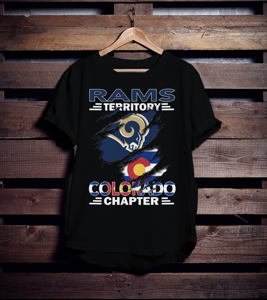 Rams Territory Colorado Chapter Flag Integration T-Shirt