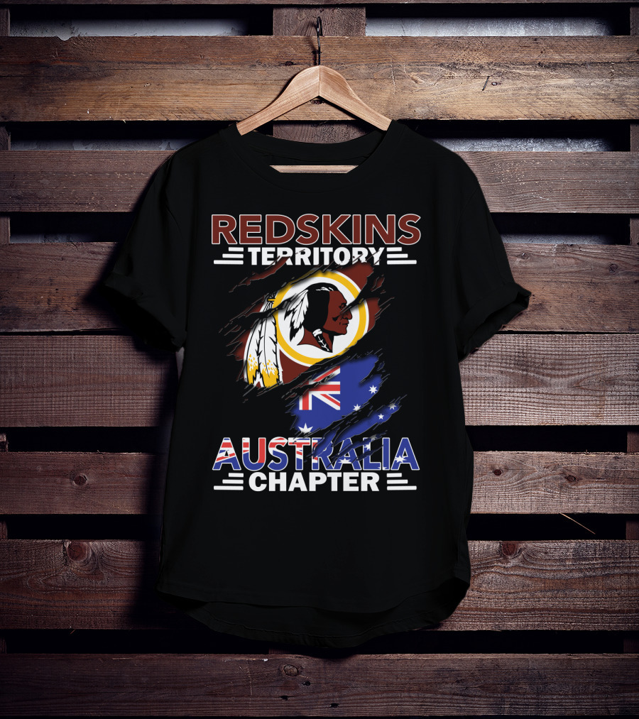 Redskins Territory Australia Chapter Flag T-Shirt