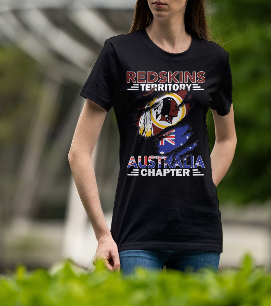 Redskins Territory Australia Chapter Flag T-Shirt