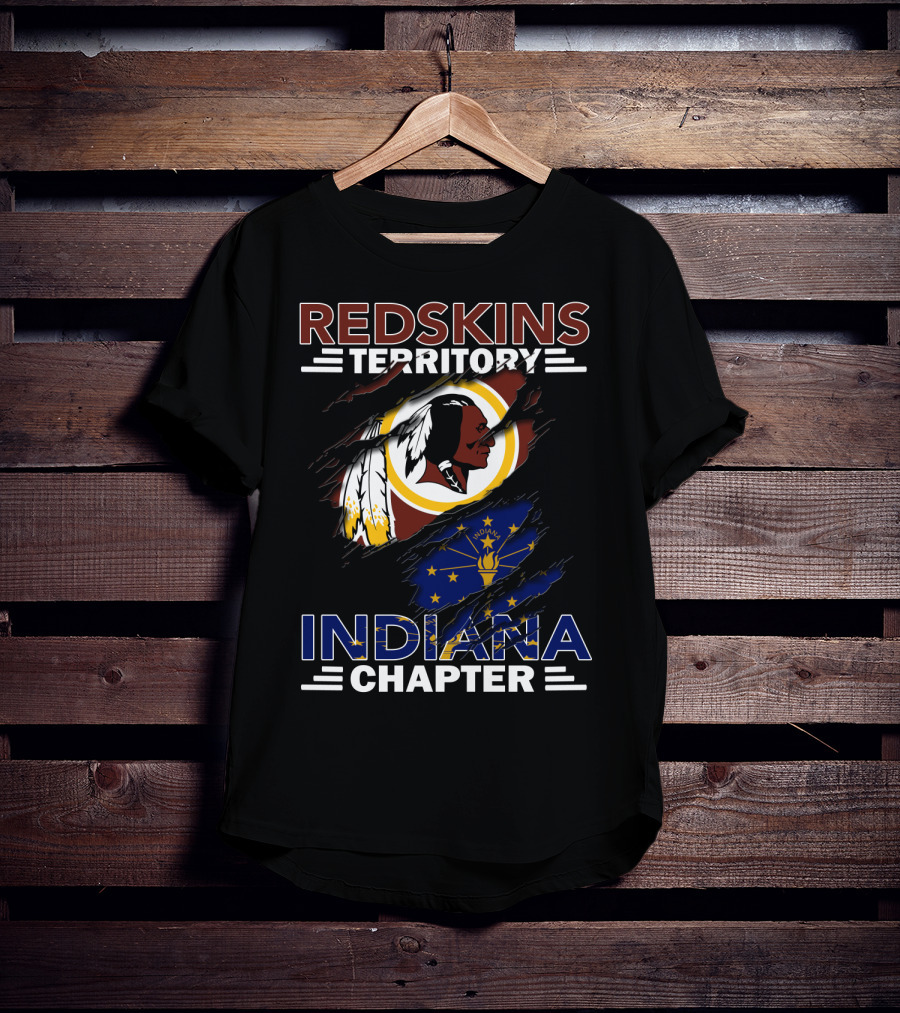 Redskins Territory Indiana Chapter Nfl Fan Community Banner T-Shirt