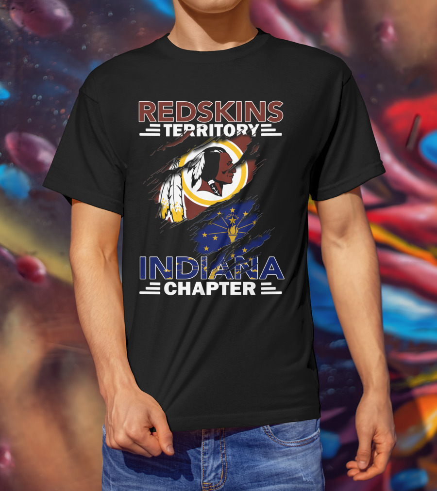 Redskins Territory Indiana Chapter Nfl Fan Community Banner T-Shirt
