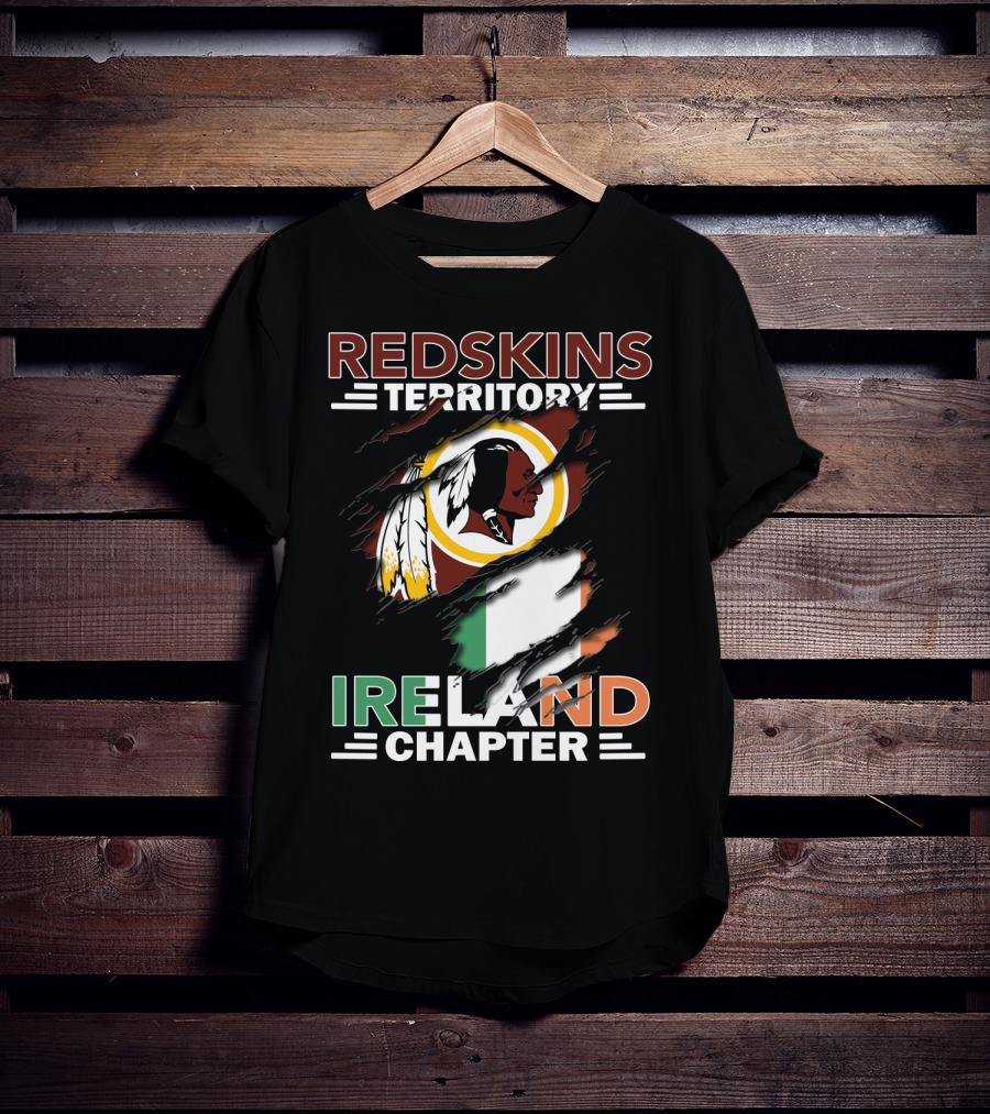 Redskins Territory Ireland Chapter Flag Symbolism T-Shirt