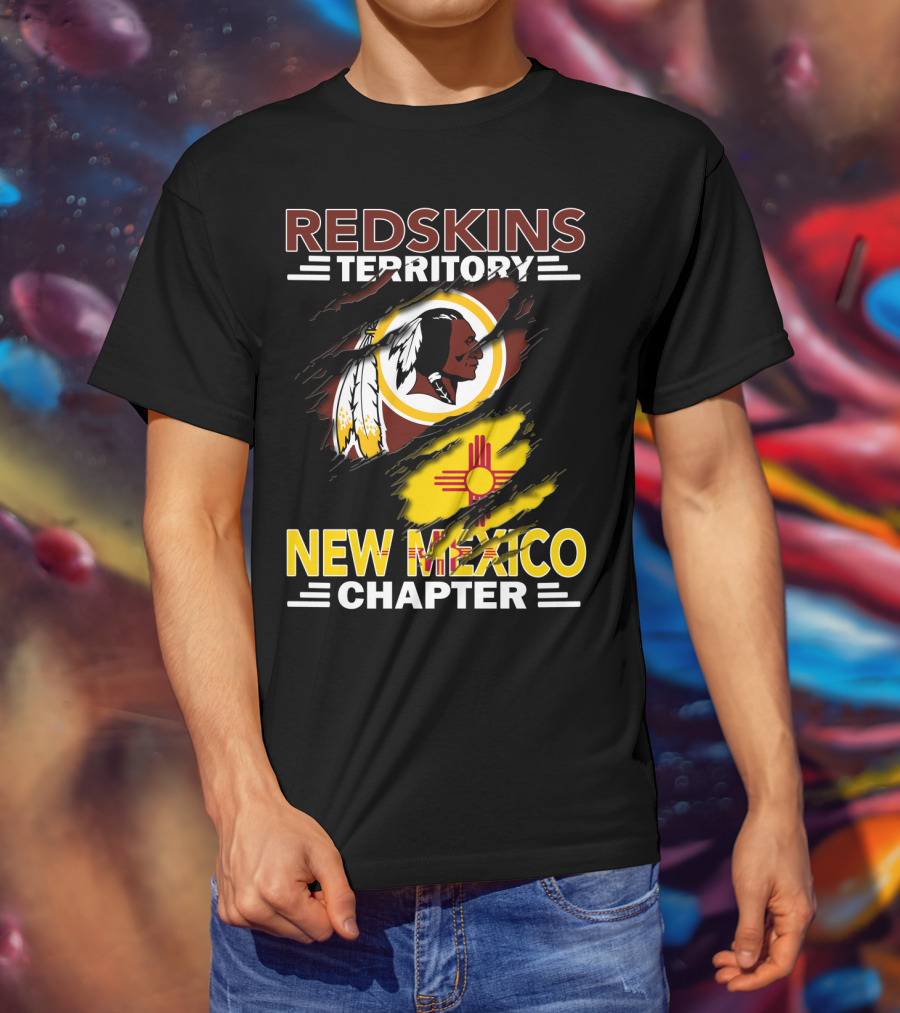 Redskins Territory New Mexico Chapter Flag T-Shirt