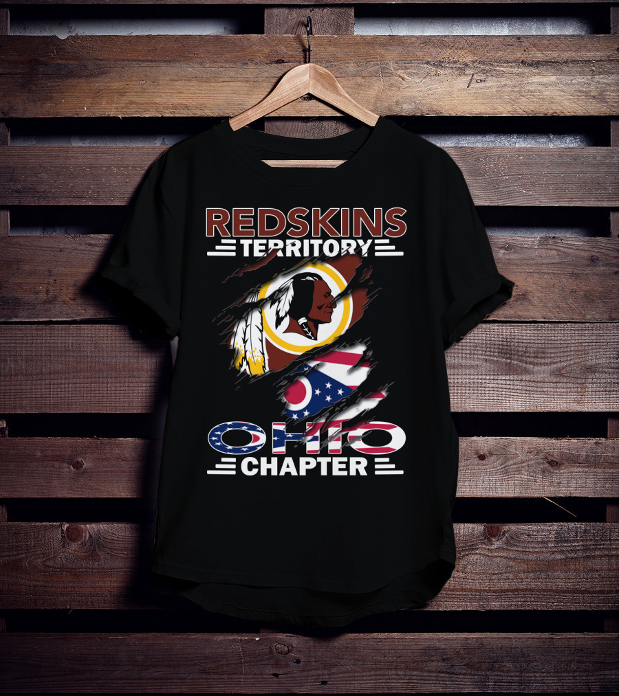 Redskins Territory Ohio Chapter Football Fan Club T-Shirt